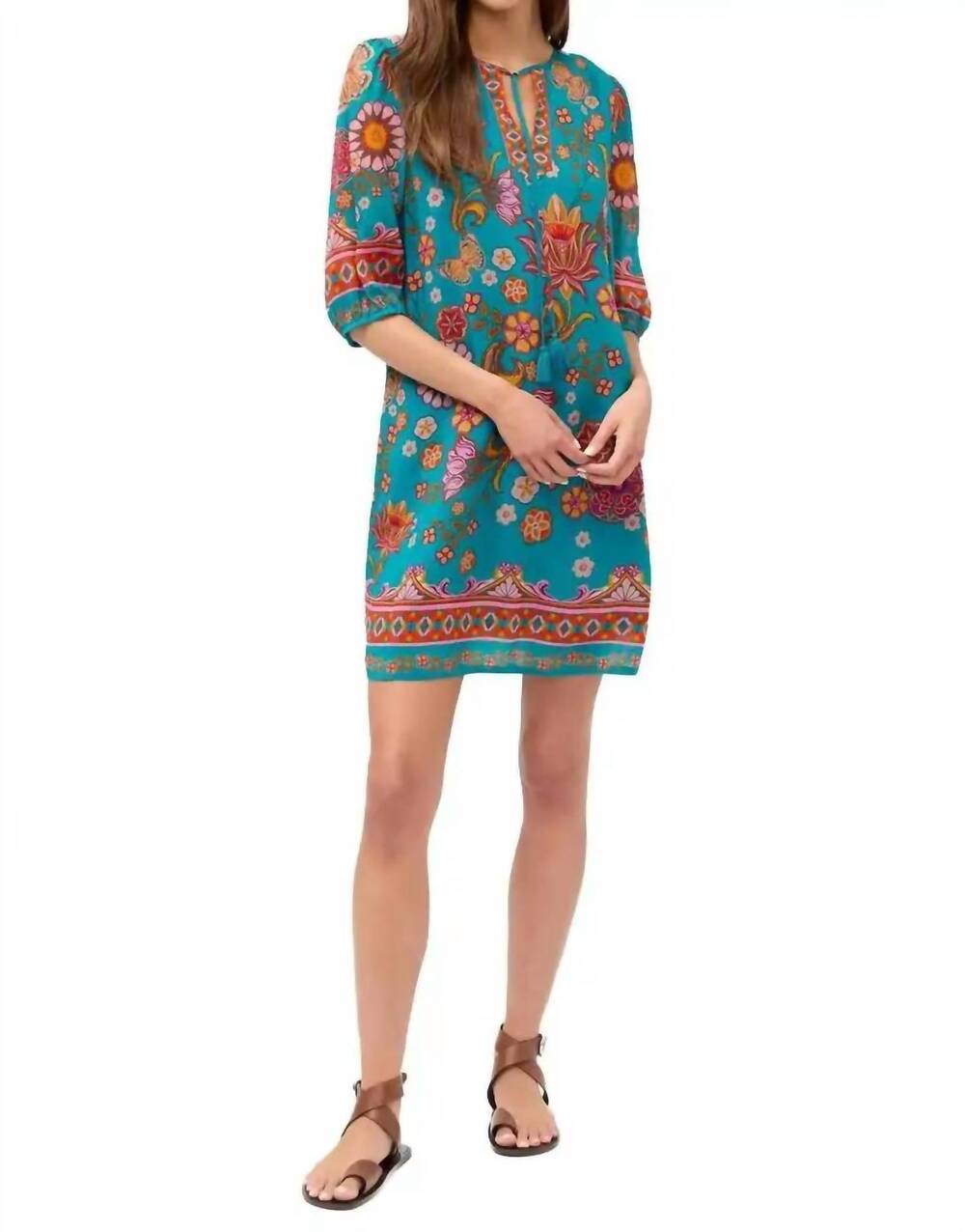 NEW JOHNNY WAS lavinia dress in dark endora
